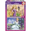EDUCA Puzzle Disney princezny: Locika a Popelka 2x48 dílků