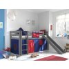Vipack Detská posteľ s kĺzačkou Pino grey I