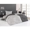 Matějovský Obliečka Kvalitná luxusná posteľná bielizeň - Labyrinth Cotton deluxe 1x 200/200, 2x 70/90 200x200+2*70x90 geometria sivá