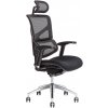 Ergonomická kancelárska stolička OfficePro Merope Farba: čierna, Opierka hlavy: s opierkou 3 farby