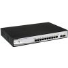 D-Link DGS-1210-10P L2/L3 Smart+ PoE switch, 8x GbE PoE+, 2x SFP, PoE 65W, fanless