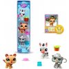 Hasbro Littlest Pet Shop 3 figurky v tubě – Lev, Zebra, Opička