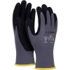 Rukavice pletené, polomáčané DONAU SAFETY Flex, kat. II šedé veľ. 8