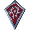 Plechová ceduľa World of Warcraft - Horde Shield, 28 × 38 cm