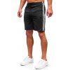 Čierne pánske teplákové šortky Bolf 68024