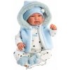 Llorens 84439 NEW BORN - realistická bábika so zvukmi a mäkkým látkovým telom 44 cm