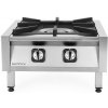 TECHNICA Plynová stolička 17,0 kW, velikost XL, 600x600x350 mm, dvoukorunkový hořák | TECHNICA, Silver Line