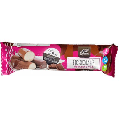 Szafi Reform Bezlepková Tyčinka v horkej čokoláde so zníženým obsahom sacharidov -50% 26 g