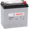 BOSCH S3 12V 45Ah 300A 0 092 S30 160