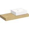 Kompaktná doska pod umývadlo s umývadlom Intedoor TRENTA Compact dub x 90 cm až 160 cm x 50 cm S výrezom