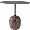 &Tradition Konferenčný stolík Lato LN9, warm black/emparador marble