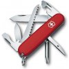 VICTORINOX - Stredný vreckový nôž Hiker, 13 funkcií, červená 1.4613