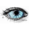 Lucifer Crazy šošovky - nedioptrické - ELF BLUE sclera (2 šošovky)