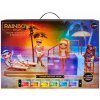 MGA Rainbow High - Bazén so zmenou farby nad plážovou súpravou