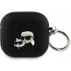 Karl Lagerfeld Pouzdro Monogram Karl & Choupette Head pro AirPods 4 černé
