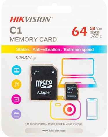 Hikvision SDHC 64 GB HS-TF-C1STD