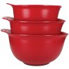 KitchenAid Misky na miešanie a mixovanie KitchenAid, sada 3 ks Kráľovská červená KQG175OSERE
