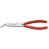 Knipex 200 mm polguľaté zahnuté s cvikom 26 21 200