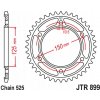 JT Sprockets JTR 899-42ZBK