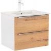 Spodná skrinka Vario Trim 60 s umývadlom biely dub