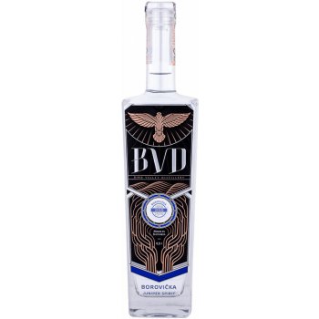 BVD Borovička 40% 0,5 l (čistá fľaša)