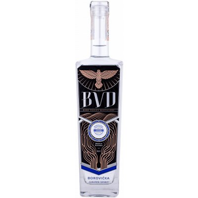 BVD Borovička 40% 0,5l (čistá fľaša)