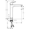 Hansgrohe 31532000 FOCUS umývadlová batéria 230 bez odtokovej súpravy, chróm