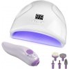 Verk 24406 Sada na nechty UV lampa 12 W + pilník 2v1