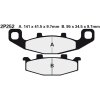 Predné brzdové doštičky / obloženie Nissin Kawasaki ZX 600 C1-C10 Ninja R 1988 - 1997 směs ST