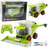 RC kombajn 2v1 s kukuričným adaptérom, LED, zvukmi a dymovým efektom 2.4 GHz
