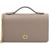 Kožená kabelka s reťazovým remienkom Opera Tuscany Leather Farba: Svetlá taupe