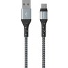 Energizer USB-A - USB-C USB kábel 2 m strieborný (C520CKSL)