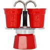 BLT Bialetti Mini Express coffee machine red 2tz + 2 cups