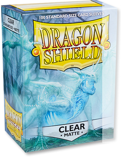 Arcane Tinmen Dragon Shield Obaly Standard size Matte Clear 100 ks
