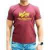 Alpha Industries Basic T-Shirt Burgundy tričko pánske bordová
