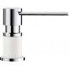 Blanco 525814 - Dávkovač saponátu LATO, chróm / biela