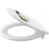 AlcaPlast A604 FLOWER - WC sedátko univerzálne Softclose, Click systém, Duroplast