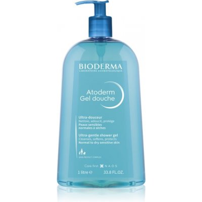 Bioderma Atoderm Gel jemný sprchový gel pre suchú a citlivú pokožku 1000 ml