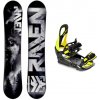 Raven Lupus pánsky snowboard + Raven S230 lime snowboardové viazanie + zľava 300,- na príslušenstvo - 163 cm Wide + S/M (EU 37-42)