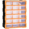 vidaXL Organizér s 18 strednými zásuvkami 38x16x47 cm
