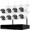 Kamerový set WiFi 8xkamera 3MP + WiFi NVR typ MI-8708W-8-619AW-30
