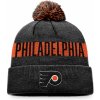 Fanatics Pánská Zimní čepice Philadelphia Flyers Fundamental Beanie Cuff with Pom