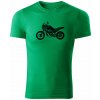 T-ričko Honda Transalp pánske tričko Farba trička: Trávová zelená, Veľkosť: XS