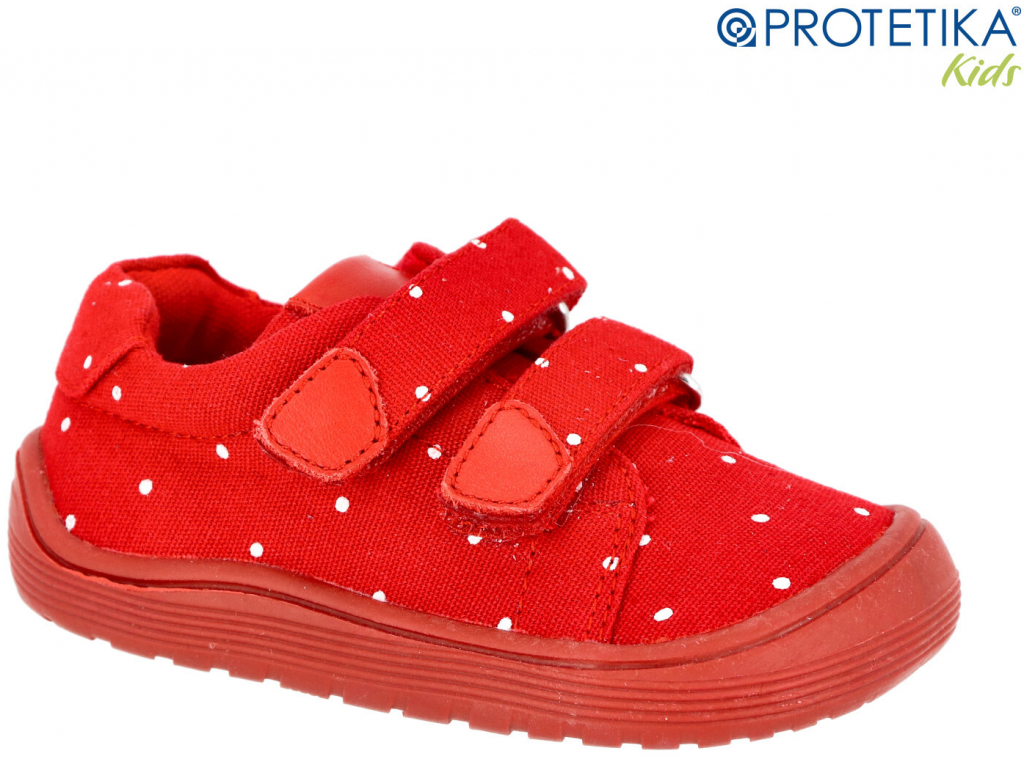 Protetika barefootové topánky ROBY red