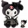 HELLO KITTY KUROMI PLYŠOVÁ HRAČKA PLYŠÁK HRAČKA ČIERNE ŠATY MAČIATKO 75 CM