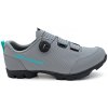 Cyklistické horské tretry Bontrager Evoke Quicksilver/Miami Green 38