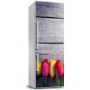Foto nálepka na chladničku Farebné tulipány 60x180 cm