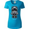 Cross rider piesty helma - Dámske tričko z organickej bavlny Origin (GOTS) - 2XL ( Svetlý tyrkys )