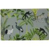 Mars & More Šedá rohožka s motívom džungle Jungle grey - 75 * 50 * 1cm - Mars & More