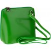NovaKabelka.sk Grana Verde Secondo kožená talianska crossbody kabelka zelená